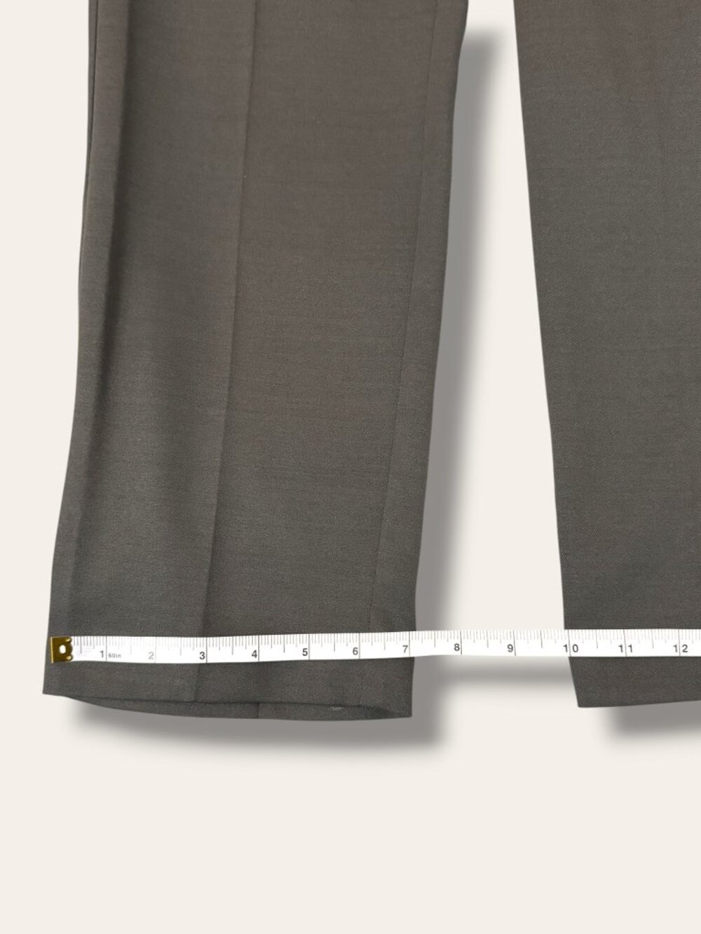 Kenneth Cole Reaction Pants Mens 34 X 30 Gray Dress Flat Front Slacks Workwear - Picture 8 of 10